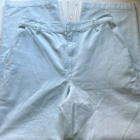 Aritzia Sun•deh Sundays Best Jaden Pant Chino in Lt Blue 6 - Picture 7 of 13